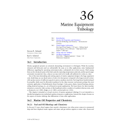 Chapter 36: Marine Equipment Tribology
