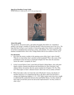 Jane Eyre Reading Group Guide About this guide The