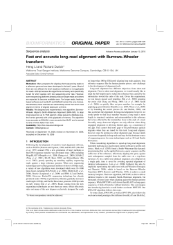 Fast and accurate long-read alignment with