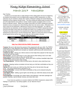 March - Carroll County Public Schools