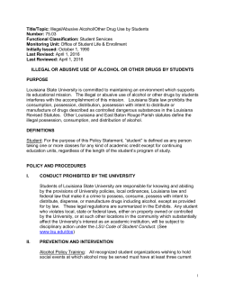 Document Number - LSU WordPress sites