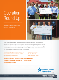 Operation Round Up - Farmers Electric Cooperative