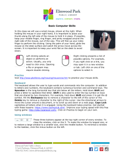 Handout - Elmwood Park Public Library