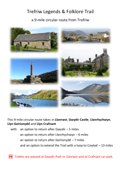Legends Trail - Trefriw Walking Festival