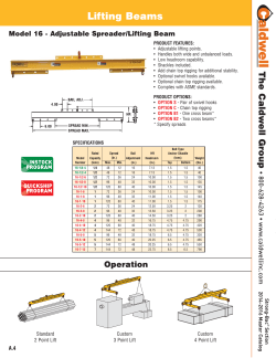 Model 16 Catalog - The Caldwell Group