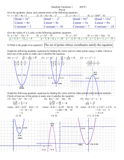 Quad = 3x Quad = ! c Quad = 0x Quad = 12x Linear = 4x Linear = 8c