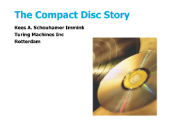 The Compact Disc Story
