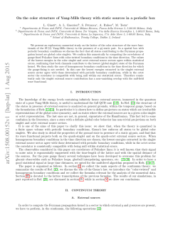 On the color structure of Yang-Mills theory with static sources in a