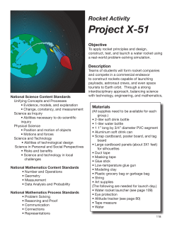 Rockets Educator Guide - Texas 4-H