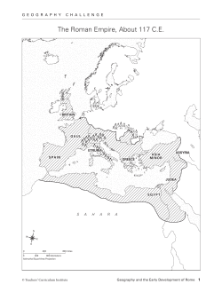 The Roman Empire, About 117 C.E.