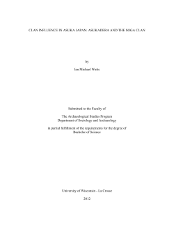 Clan Influence In Asuka Japan