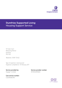 288672 - Care Inspectorate