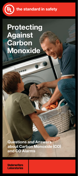 Protecting Against Carbon Monoxide