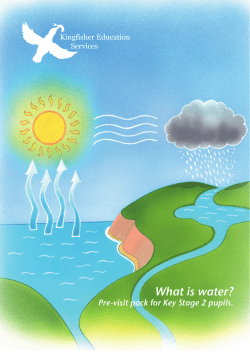 What is water? - Kingfisher Education Services
