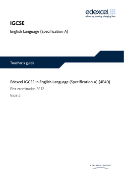 Assessment - Edexcel