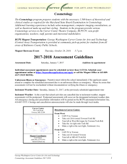 Cosmetology - Baltimore County Public Schools