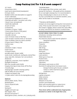 12 T-shirts 4 long sleeve shirts 6 pair pants (jeans/slacks/sweatpants