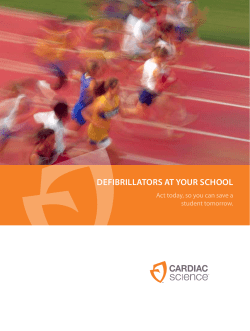 Defibrillators at your school