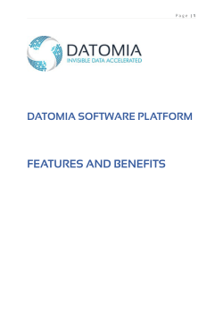 Datomizer Features and Benefits