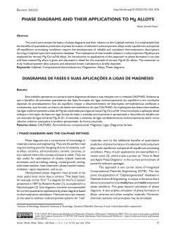 PHASE DIAGRAMS AND THEIR APPLICATIONS TO Mg ALLOYS