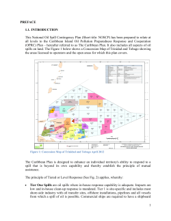 1 PREFACE 1.1. INTRODUCTION This National Oil Spill
