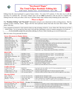 Eclipse Realtime Kit Summary