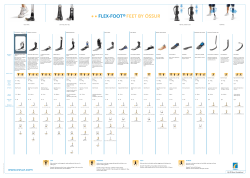 Ossur Foot Selection Chart