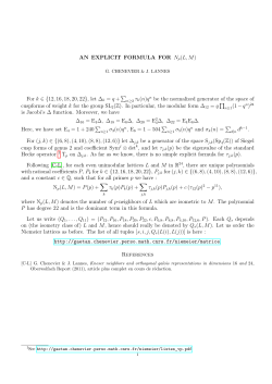 explicit formula