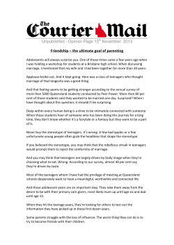 Friendship ultimate goal of parenting