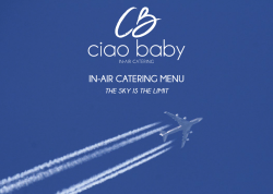 Ciao Baby Air Menu NEW 2.indd