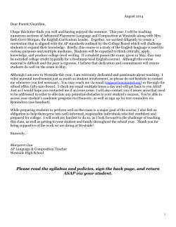 11th Grade AP Language and Composition