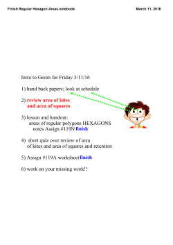 Finish Regular Hexagon Areas.notebook