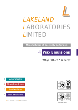 LAKELAND LABORATORIES