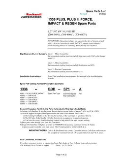 1336 -- BDB -- SP1 -- A 1336 PLUS, PLUS II, FORCE, IMPACT