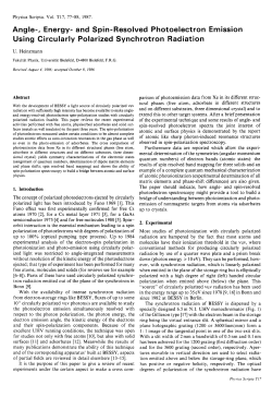 Angle-, Energy- and Spin-Resolved Photoelectron Emission Using