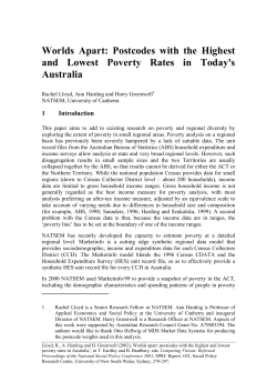 Postcodes with the Highest and Lowest Poverty Rates in Today`s