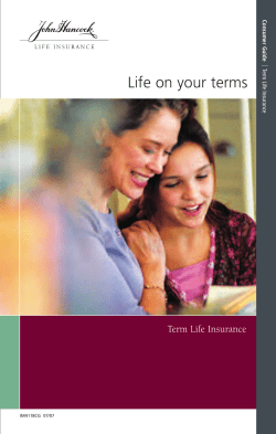 John Hancock Life Insurance Company Consumer Guide