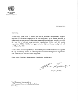 Refugees and Migrants