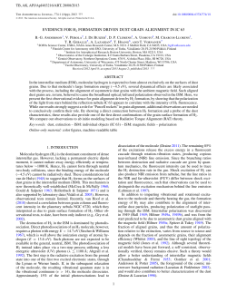 evidence for h2 formation driven dust grain alignment in ic 63