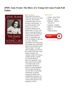 Anne Frank: The Diary of a Young Girl Anne