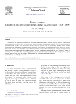 Grave concerns - Institutions for Collective Action