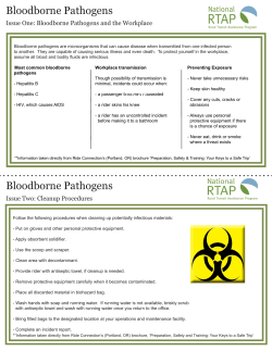 Bloodborne Pathogens