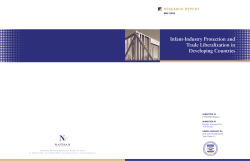 Infant industry protection and trade liberalization