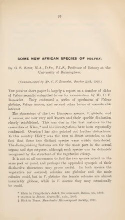 The Journal of the Quekett Microscopical Club