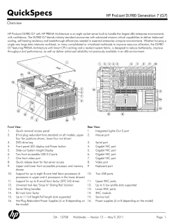 QuickSpecs - Product documentation