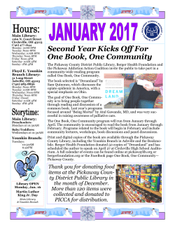 Newsletter - Pickaway County District Public Library