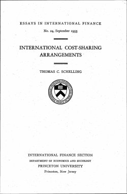 international cost-sharing arrangements