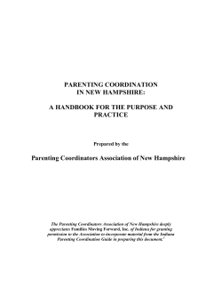 new hampshire parenting coordination guide