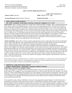 STATE OF NEW HAMPSHIRE Form 2291