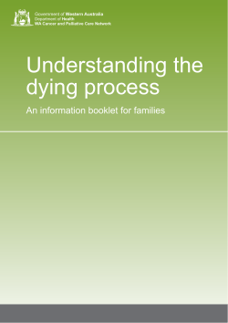 Understanding the dying process